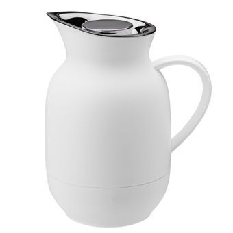 Stelton Amphora Isolierkanne Kaffee 1 L soft white 