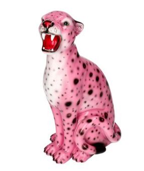 Gift Company Wildcat Leopard S(H34cm) rosa 