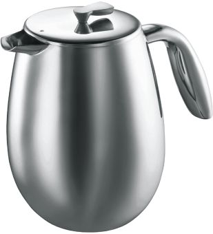 Bodum Columbia Kaffeebereiter Doppelwandig 12 Tassen 1,5 L Edelstahl Matt 