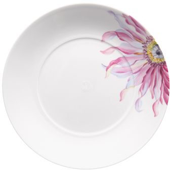 Meissen Vorspeise- Und Dessertteller, Form MEISSEN® Cosmopolitan , Giant Bloom , Gerbera, Ø 22,5 Cm 