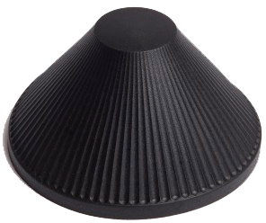 Hansi Drehfix Schwarz Ø 100 mm H 55 mm 