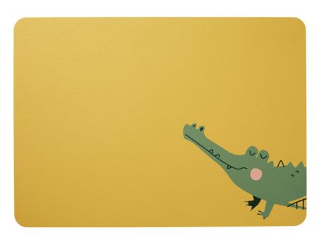 ASA Selection Tischset Croco Krokodil 46x33 cm Lederoptik 