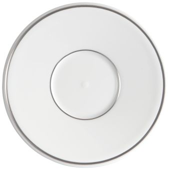 Meissen Espressountertasse Form Vitruv Platinum Ø 12,5 cm 