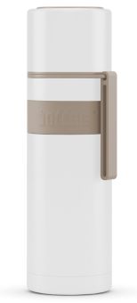 Boddels Isolierflasche Heet 500 ml taupe/weiß 