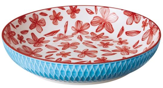 Cilio Schale AMICI Rauten Blau 21 Cm 