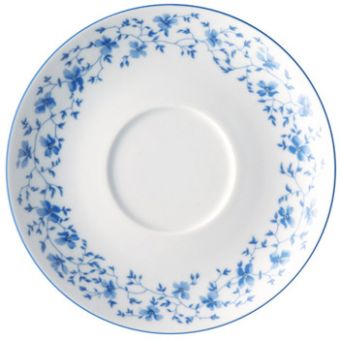 Arzberg Form 1382 Blaublüten Suppen Untertasse 17 cm 