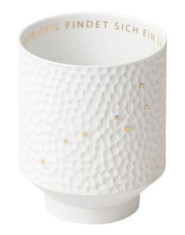 Räder Sternbilder Windlicht Auf jedem Weg D.9,5cm H.12cm 