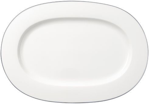 Villeroy & Boch Anmut Platinum No.1 Platte oval 41 cm 