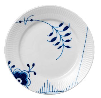 Royal Copenhagen Musselmalet Mega Blau Teller Flach 19 cm 