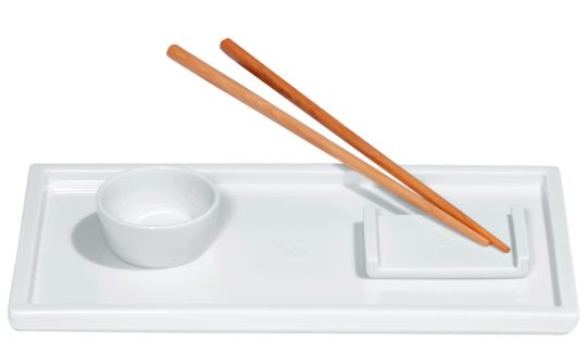 Meissen Sushi-Set Form Meissen® Cosmopolitan Weiß 