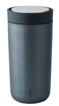 Stelton To Go Click Stahl 0,4 L dark blue metallic 