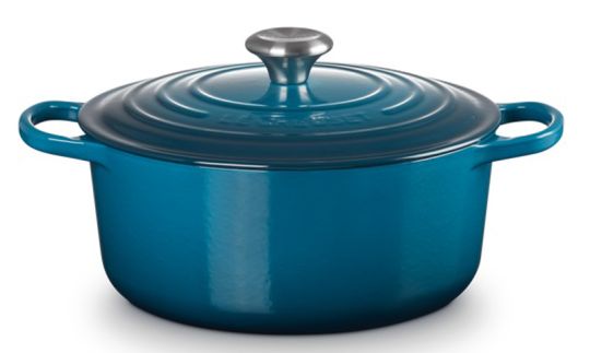 Le Creuset Bräter Rund Signature 26 cm Deep Teal 