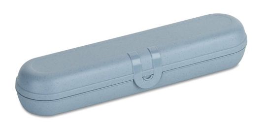 Koziol Besteck Etui Klikk Etui nature flower blue 