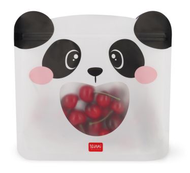 Legami 3er Set Snack Bags wiederverwendbar Panda 