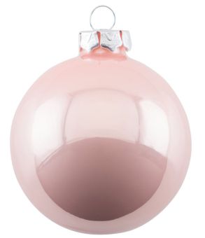 Gift Company Christbaumkugel 6cm Opal uni blush 