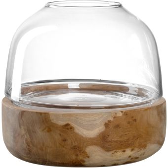 Leonardo Windlicht Auf Teaksockel 22 Candela 