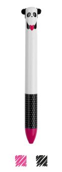 Legami Kugelschreiber Click&Clack Panda (2-Farben-Stift) 