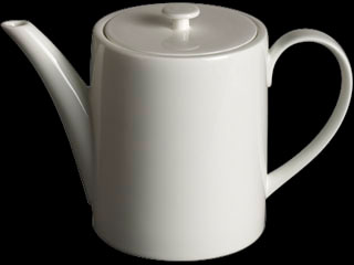 Dibbern Fine Bone China Weiss Kaffeekanne zylindrisch 1,2 L 
