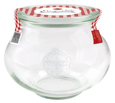 Einkochwelt Weck-Glas Schmuckform 1/2 L Nr.901 