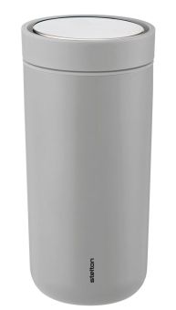 Stelton To Go Click to go Becher 0,2 L soft light grey 