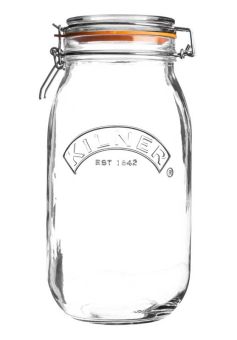 Kilner Bügelverschlussglas rund 2 L., 13,5x12,5x25,5 cm 