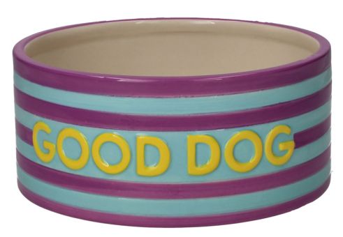 Gift Company Love Pets Futternapf M Motiv: Good Dog lila/ blau 