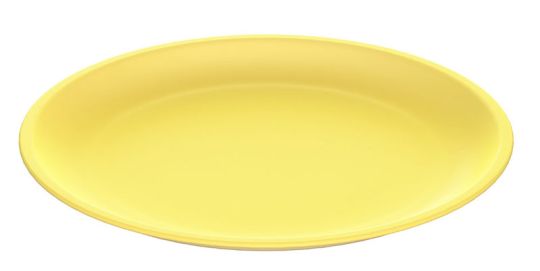 Magu Teller 24cm Natur-Design gelb 