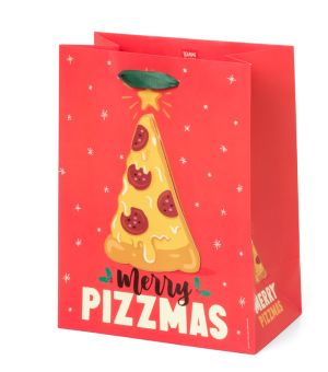 Legami Geschenktüte Christmas mittel Pizza 