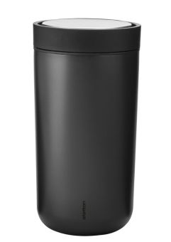 Stelton To-Go Click d. steel 0,2 L black/metallic 