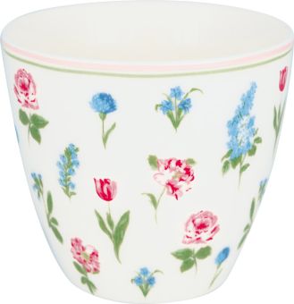 Greengate Latte Becher Estrid white 