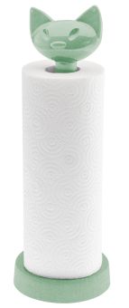 Koziol Küchenrollenhalter Miaou nature leaf green 