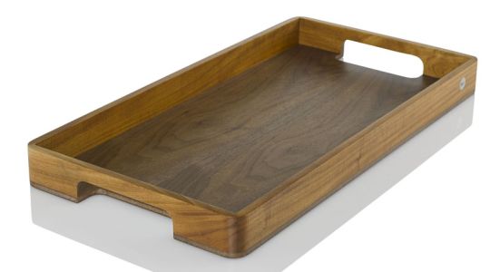 AdHoc Serviertablett 60 cm Serve Akazienholz/Walnussholz 