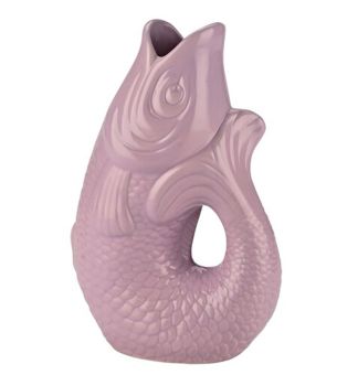 Gift Company Monsieur Carafon Fisch Vase S lavender 1,2 L 