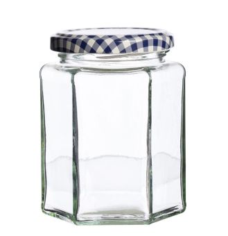 Kilner Einkochglas 6-eckig mit Drehverschluss Glas 280 ml 