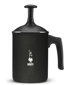 Bialetti Milchaufschäumer Tutto Crema 6 Tassen schwarz 