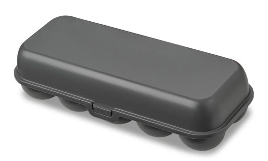 Koziol Eierbox Eggs To Go nature ash grey 