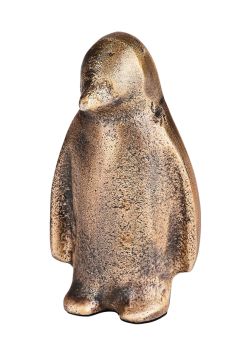Gift Company Deko-Pinguin H 10 cm Gotham antik messing 