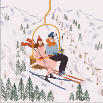 Paperproducts Servietten 25x25 cm Zermatt 