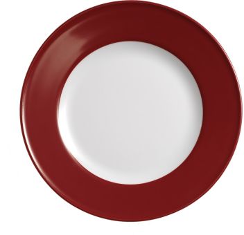 Dibbern Solid Color Paprika Teller flach 21 cm Fahne 