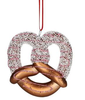 Gift Company Hänger Bretzel braun 