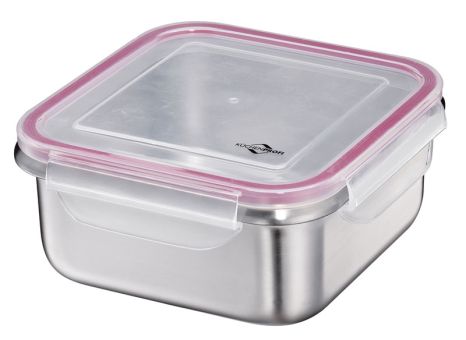 Küchenprofi Lunchbox/Vorratsdose Edelstahl Quadratisch Groß 