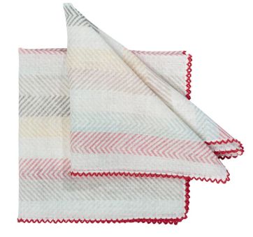 Pichler Serviette 40x40 cm Herringbone leinen 