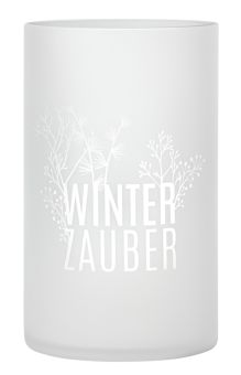 Räder Winterzauber Windlicht D.15cm H.25cm 