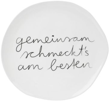 Räder Dining Mix & Match Teller Gemeinsam Schmeckt'S,Ø 22,5 cm 