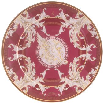 Meissen Platzteller, Form No 41 , Mystic Maison , Bordeaux, Ø 33 Cm 