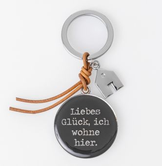 Räder Cloud Poetry Schlüsselanhänger Haus- Liebes Glück 9,5x4 cm 