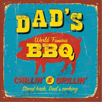 Paperproducts Design Servietten 25x25 cm 20 Stk. Dad's BBQ 