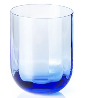Dibbern Rotondo Optic Glas 0,25 L Azurblau 