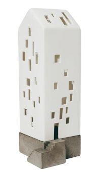 Räder Lichthaus Apartmenthaus mit Betonsockel 9,5x9,5x26,5cm 