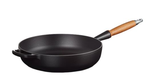 Le Creuset Sautépfanne Signature 28 cm Schwarz Gusseisen 